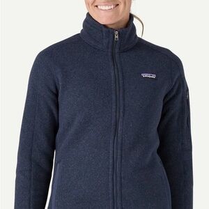 Patagonia Full Zip Better Sweater Women's Navy Fleece Jacket